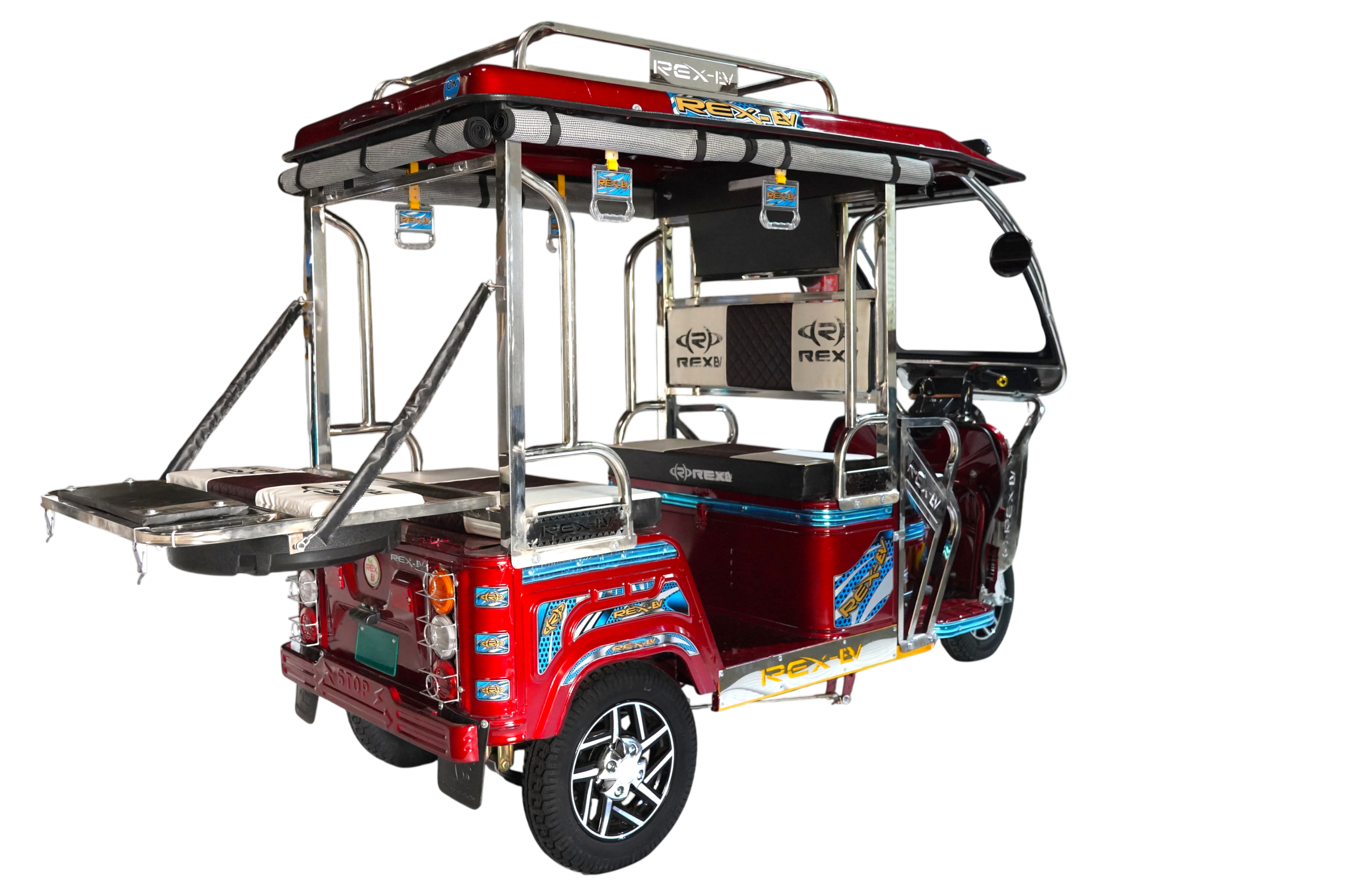 Rex EV RedE-Rickshaw